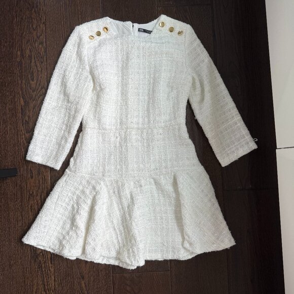 Zara | Tweed Dress - Picture 1 of 4